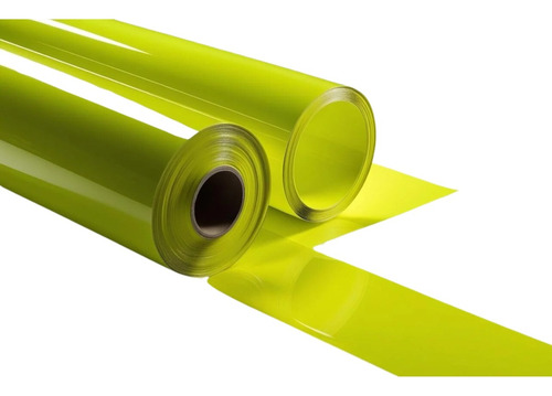 Vinil Neón Fluorescente Colores Para Plotter 1 M X 61 Cm Amarillo
