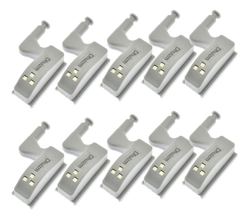 10 Luces Led Universales Con Sensor De Luz Blanca Fría