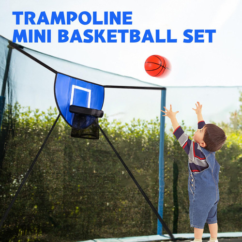 A Mini Aro De Baloncesto For Trampolín Con Marco