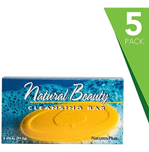 Natures Plus Belleza Barra De Limpieza Natural 35 Oz  Paquet