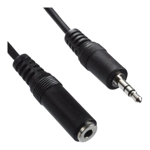 Imagen 1 de 4 de Cable Alargue Auxiliar 3.5mm Estereo Miniplug Macho Hembra