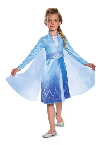 Vestido Fantasia Infantil Elsa Frozen 2 - Emfantasy