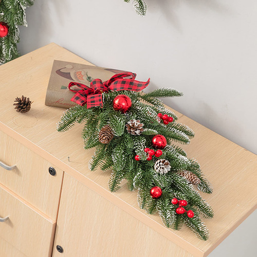 2 Piezas Guirnaldas Navideñas En Forma De Lágrima, Agujas