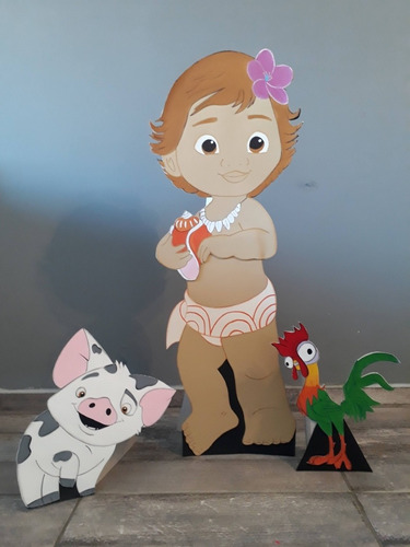 Moana Bebe Imagen Figura Personajes Para Decorar