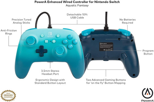 Powera Enhanced Wired Controller For Nintendo Switch