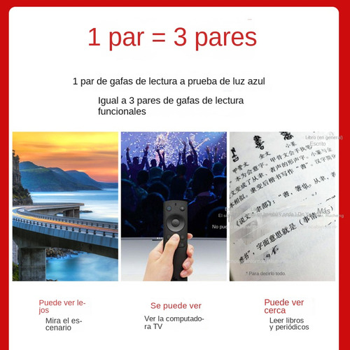 Gafas De Lectura Que Cambian De Color Para Uso Cercano Y Lej