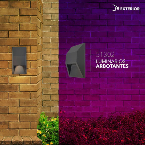 Lámpara Led Arbotante Pared 3w 3000k 51302 Philco Color Gris oscuro