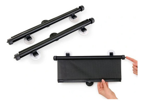 Imagen 1 de 7 de 2 Parasoles Para Ventana Trasera Del Coche.