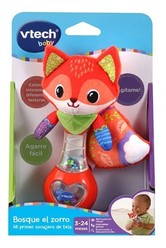 Imagen 2 de 6 de Sonajero Bosque El Zorro Vtech Primera Infancia