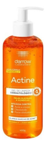 Gel De Limpeza Facial Darrow Com Vitamina C Actine 400g