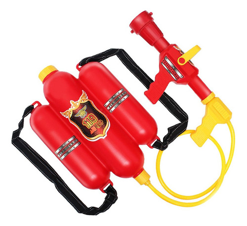 Pistola De Agua En Forma De Extintor De Fuego Plástico