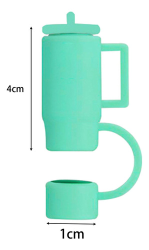 2 X 5 Piezas De Cubiertas De Paja De Silicona, Accesorios
