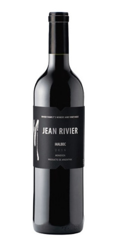 Vino Tinto Jean Rivier Malbec Joven 2018 Mendoza