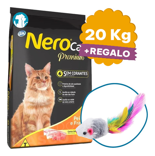 Comida Gato Adulto Nero 20 Kg + Regalo + Envío Gratis