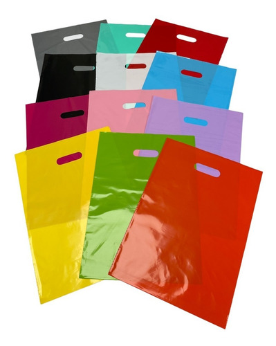 Imagen 1 de 8 de Bolsas Plásticas Boutique 20x30 100unid Iva Incluido