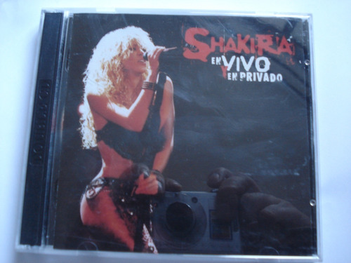 Cd Shakira En Vivo Y En Privado Cd+dvd