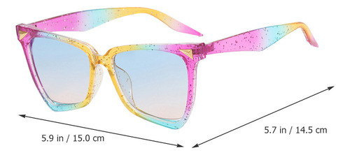 Gafas De Sol Con Ojos De Gato Arcoíris, Divertidas E Irregul