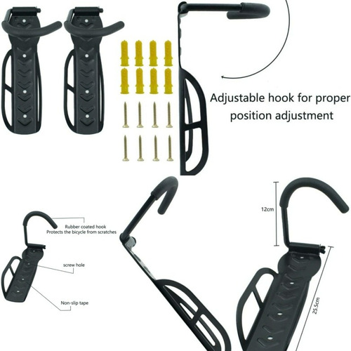 Soporte De Pared Para Bicicleta Capacidad Para 40 Libras