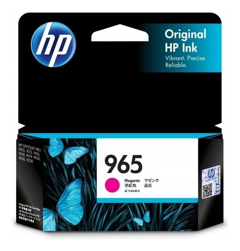 Imagen 1 de 1 de Cartucho Hp 964 (3ja51a) - Print Cartridge - 1 X Magenta