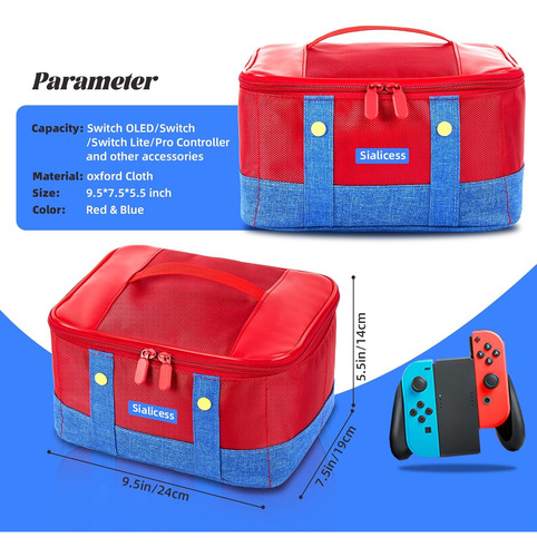 Sialicess Switch Case For Switch/oled Hard Shell Protec...