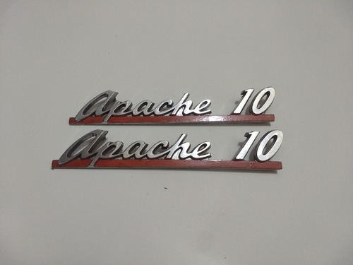 Emblema Apache 10 Chevrolet Pick Up 10 1961 Original