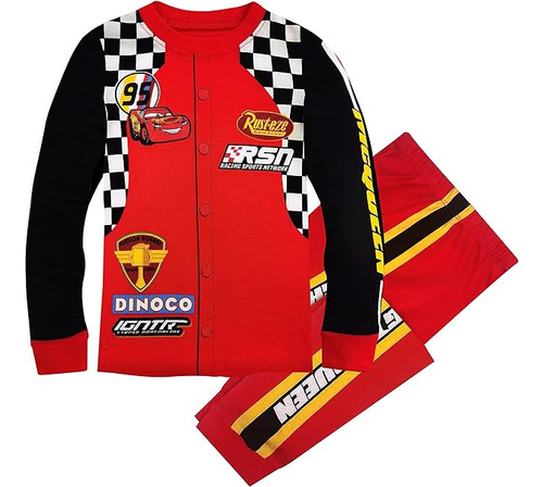 Disfraz Lightning Mcqueen Pit Crew Pals Para Niños Coches Mu