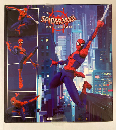 Sentinel Spiderman Deluxe Peter B Parker Spiderverse Gargola (Usado)