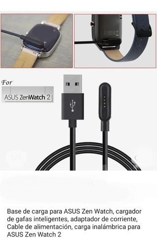 Cargador Para Reloj Asus Zen Watch 2 De Carga Rápida 4 Pines