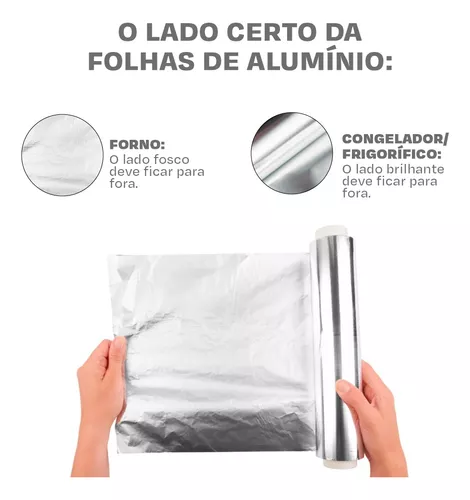 Rolo de Papel Alumínio Inoven - 45cm x 65m 45x65 - Unidade