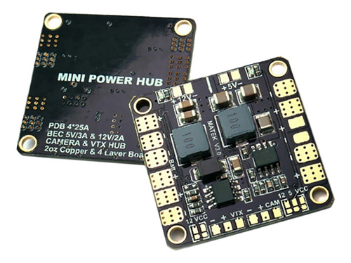 Placa De Distribución De Energía Power Hub Pdb Con Bec 5v Y