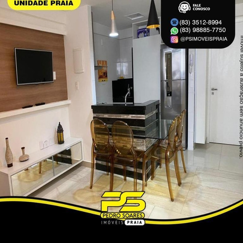 Imagem 6 de 6 de Flat Com 1 Dormitório À Venda, 40 M² Por R$ 499.000 - Tambaú - João Pessoa/pb - Fl0158