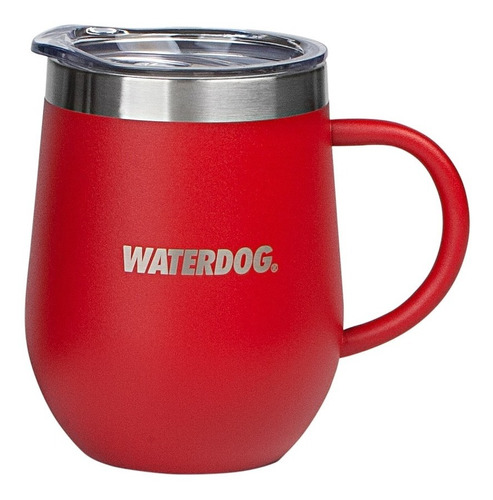 Vaso Taza Asa Acero Inoxidable Tazon360 Waterdog 360ml Tapa