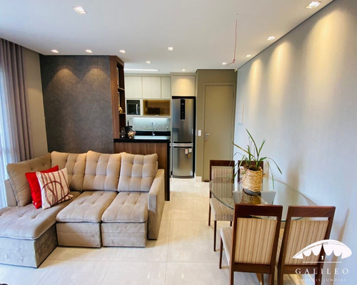 Imagem 3 de 24 de Vende-se Apartamento Todo Planejado 79m² -3 Dormitórios Sendo 1 Suíte - Ampla Sala -varanda Envidraçada - 2 Vagas - Cond. Contemporâneo -jundiaí - Ap02078 - 70421683