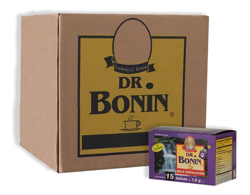 Dr. Bonin Mala Circulacion 15 Sobres Paquete Con 18 Cajas