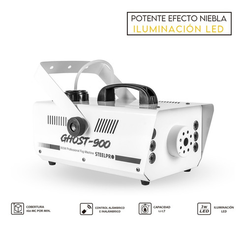 Imagen 5 de 6 de Camara De Humo Steelpro 900w + 3litros De Liquido De Humo