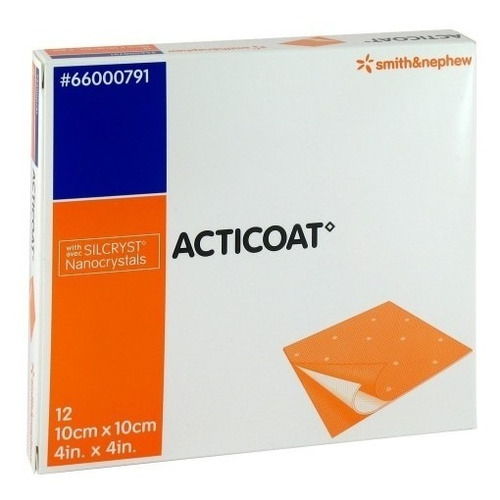 Acticoat 10x10 Cm. Caja Con 12 Piezas