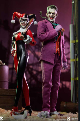 Harley Quinn 1/6 Joker Mad Love Dc Sideshow Exclusive Batman