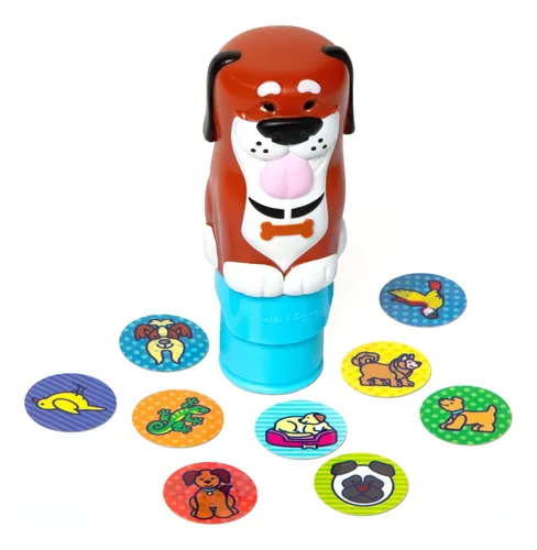 Set De Estampado De Pegatinas Melissa & Doug Dog Con 300 Peg