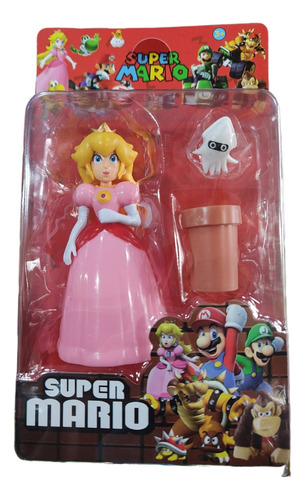 Princesa Peach Personaje Mario Bros En Blister X1 Peach