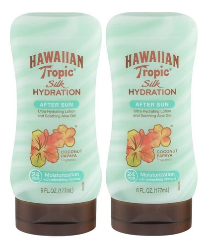Hawaiian Tropic Silk Hydration After Sun Lotion 6oz (2 Pack)
