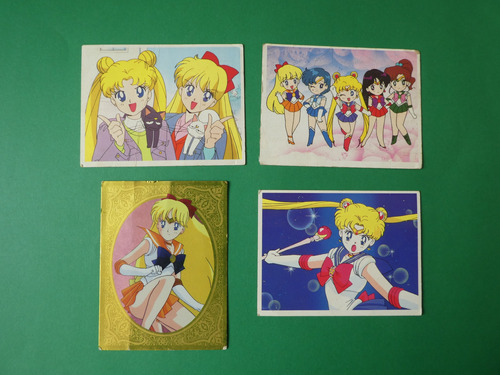 Lote De 04 Card Coleccionables Sailor Moon R , Made In Japón