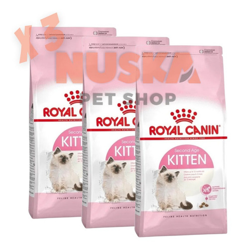 Royal Canin Kitten 1.5 Kg X 3 Unidades Gatitos Nuska