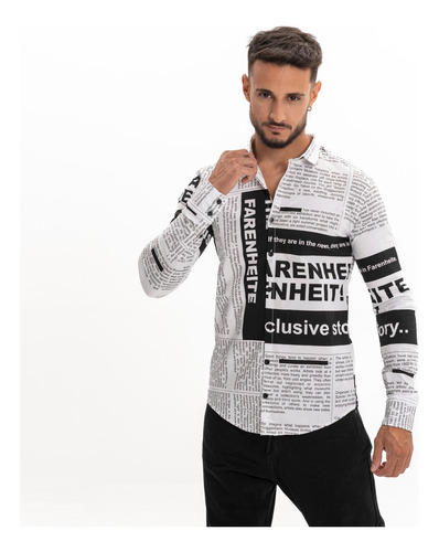 Camisa Hombre Farenheite Diary