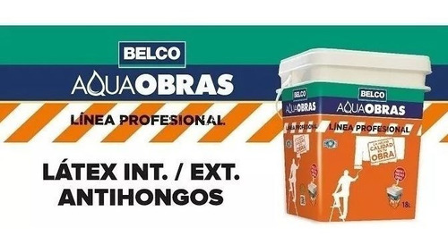 Aqua Obras Belco Látex Interior/exterior Antihongos 18l - Yn