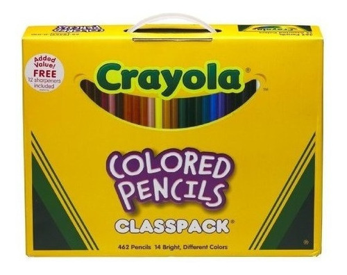Crayola 688462 Ct Colored Pencil Classpack 14 Colores Surtid