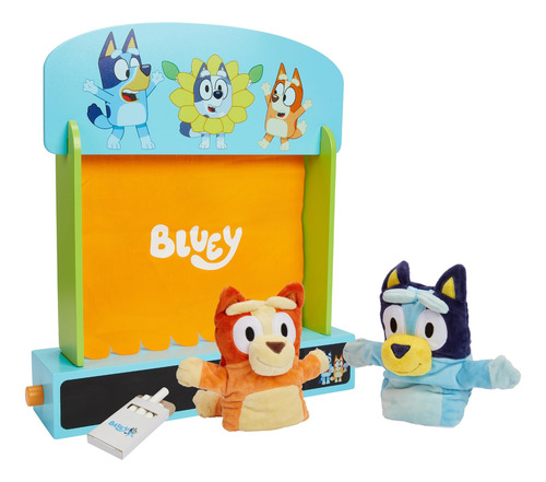 Teatro De Marionetas Bluey Juego De Madera Colorido Fsc