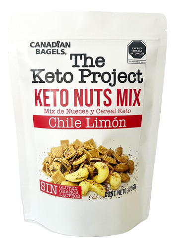The Keto Project - Mezcla Botanear Nueces Chile Limón 170gr