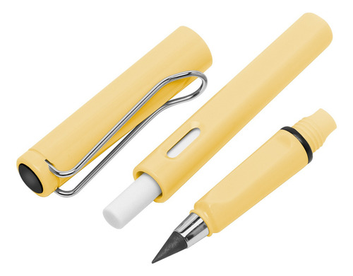 Kit 6 Lápis Infinito + Borracha Criatividade Sem Apontar