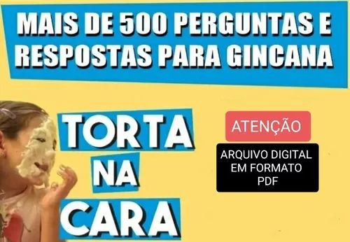 PERGUNTAS PARA TORTA NA CARA - Baixar pdf de