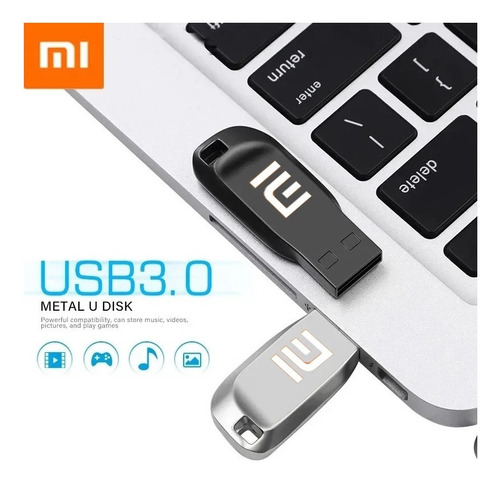 Pendrive 2tb Usb 3.0 Metal Disco U Plateado Pendrive